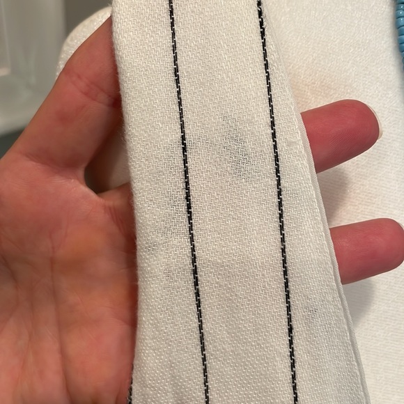 Lulus Zoee Black and White Striped Culotte Overalls - Picture 7 of 8